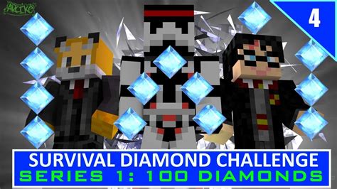 Minecraft 100 Diamond Challenge 4 Youtube