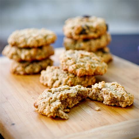 Simple Oatmeal Cookie Recipe Vegan Gluten Free Clean Green Simple