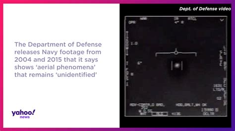 The Pentagon Releases Footage Of ‘aerial Phenomena From The Navy That