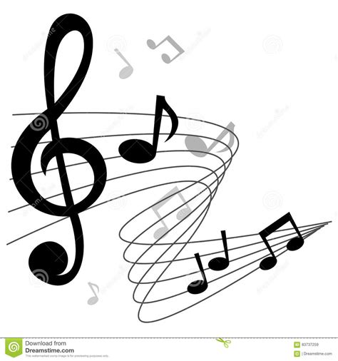 Music Notes Chords Vector Background 83737259