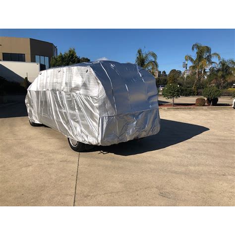With the ability to inflate in less than five minutes, the system can protect vehicles from hail up to the size of a softball. Premium Hail Stone Car Cover to fit Van to 5.1m Window ...