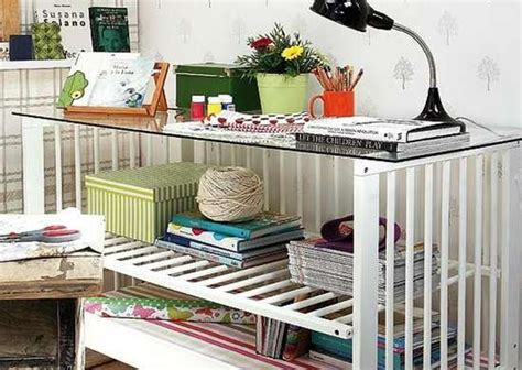 Turn A Baby Crib Into A Diy Desk Repurposed Furniture 16 New Ways To