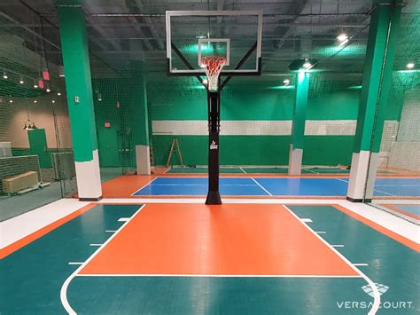 Indoor Basketball Court Flooring Durable And Easy To Maintain Versacourt
