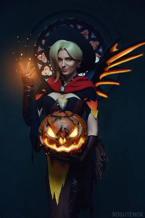 Mercy Witch Overwatch Cosplay Sexy Print Etsy