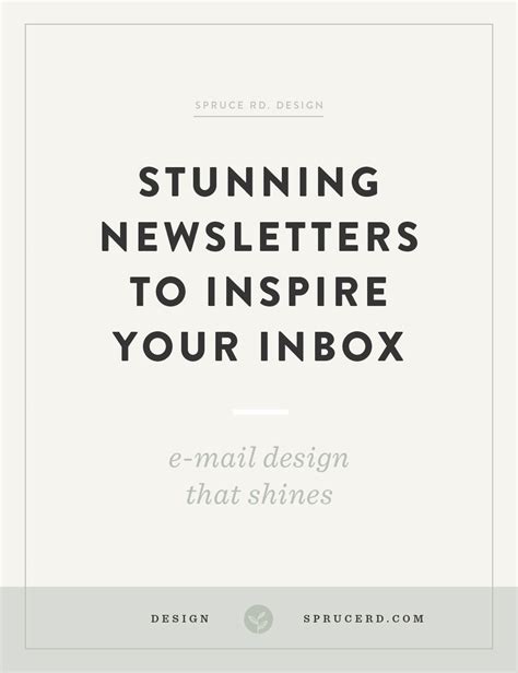 Does Anyone Else Subscribe To Newsletters For The Design Inspiration