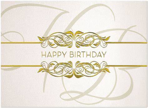 Golden Birthday Card Upscale Birthday Cards Posty Cards