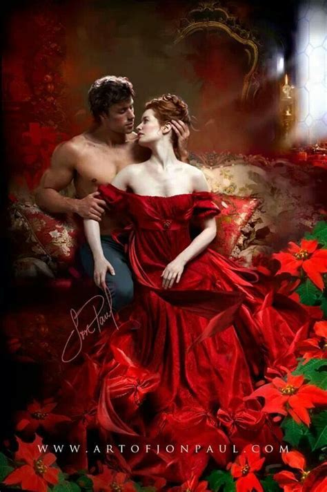 I Love All Things Red This Caught My Eye Romance Art Romance