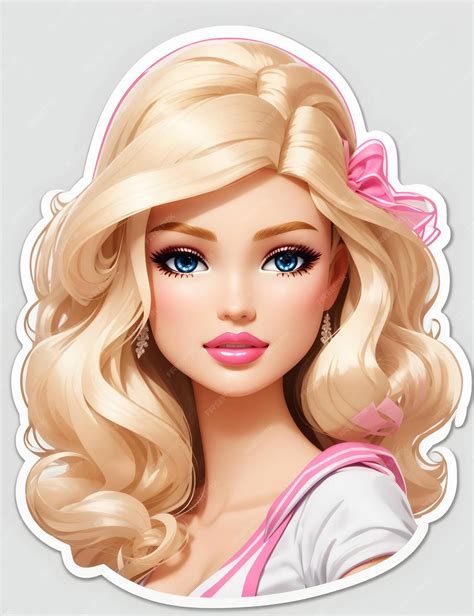 Premium Ai Image Barbie Doll Close Up Highresolution Image Of A Barbie Doll S Face