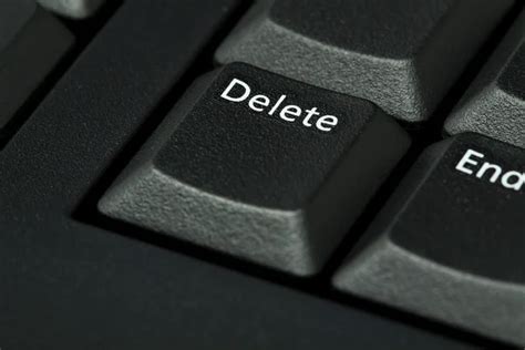 Keyboard Delete Key — Stock Photo © Deepspacedave 1536107
