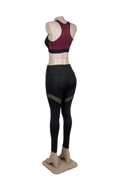 Female Plastic Full Body Headless Hips Legs Mannequin For Fashion