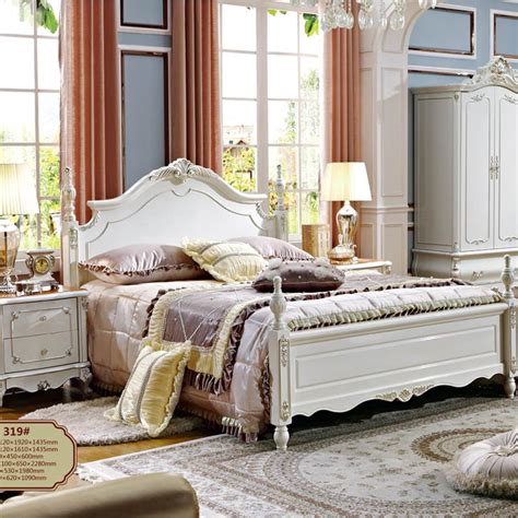 Be inspired by our romantic & timeless looks. French Style King Size Bedroom Furniture Antique Wooden ...