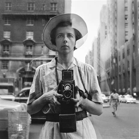 Photographer Vivian Maier Self Portrait 1954 Gatufotografering