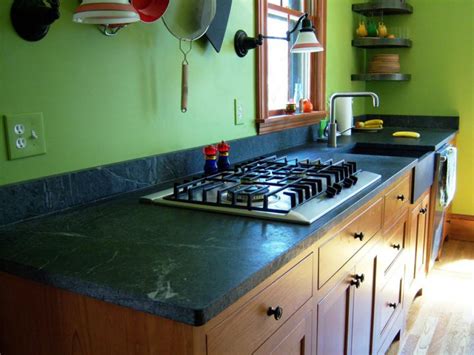 Soapstone countertops can handle the biggest kitchen messes while maintinaing their timeless beauty. Soapstone Kitchen Countertops | HGTV