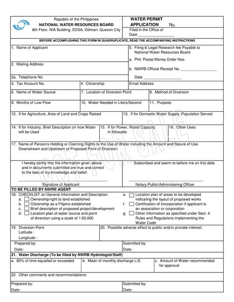 Permit To Work Request Form Gambaran