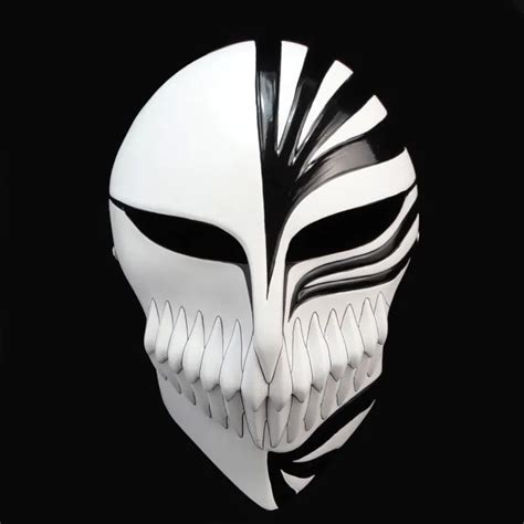 Japanese Anime Bleach Kurosaki Ichigo Hollowification Mask Full Face Resin Mask Cosplay Mask The