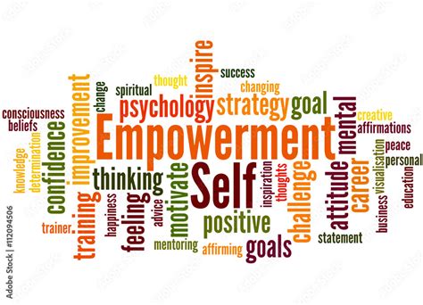 Self Empowerment Word Cloud Concept 7 Stock Illustration Adobe Stock