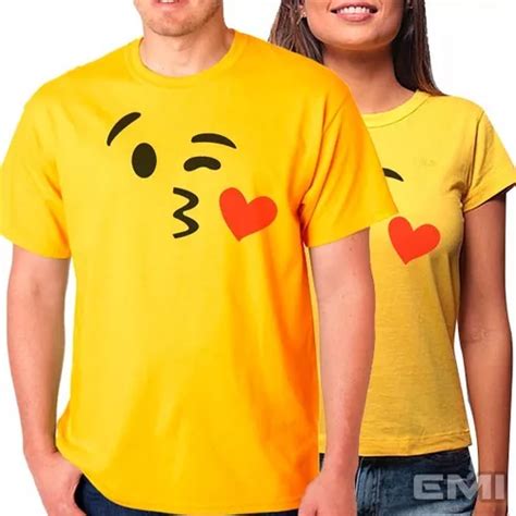 Camiseta Emoji Beijos Beijinho Cada