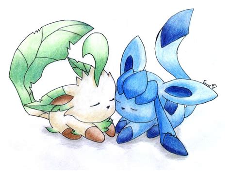 Leafeon And Glaceon Love By Togechu On Deviantart