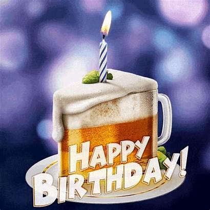 Birthday Happy Beer Funny Animated Him Gifs