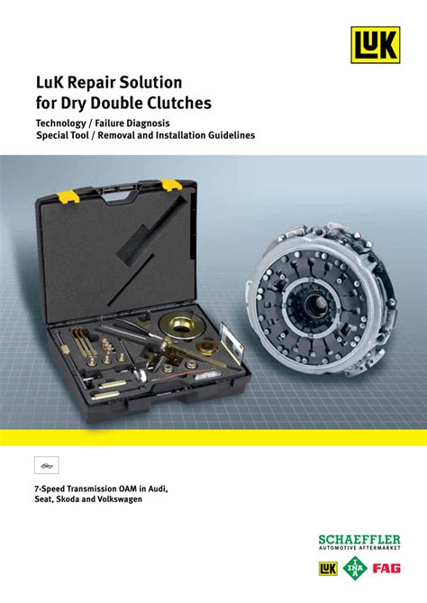 Luk Repair Solution For Dry Double Clutches