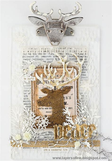 Layers Of Ink Frosty Deer Clipboard Tutorial By Anna Karin With