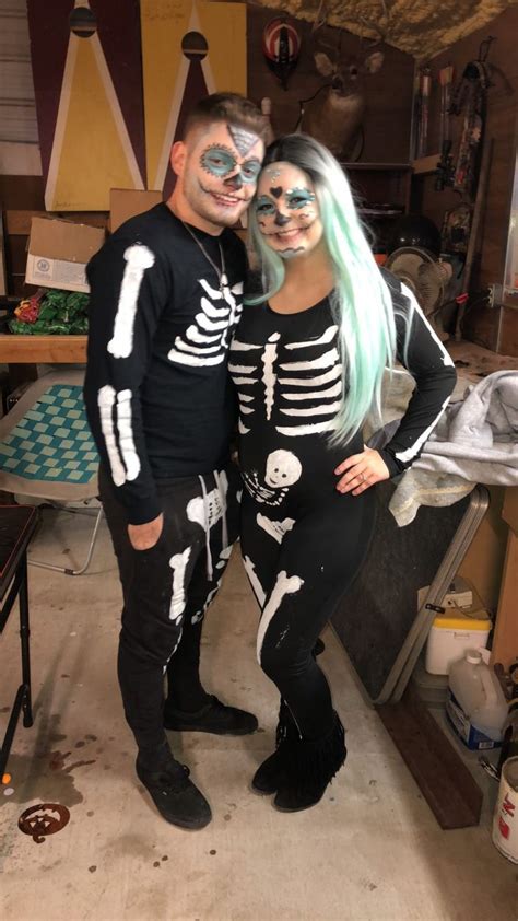 Mommy And Daddy Skeletons Baby Halloween Costumes Halloween Costume