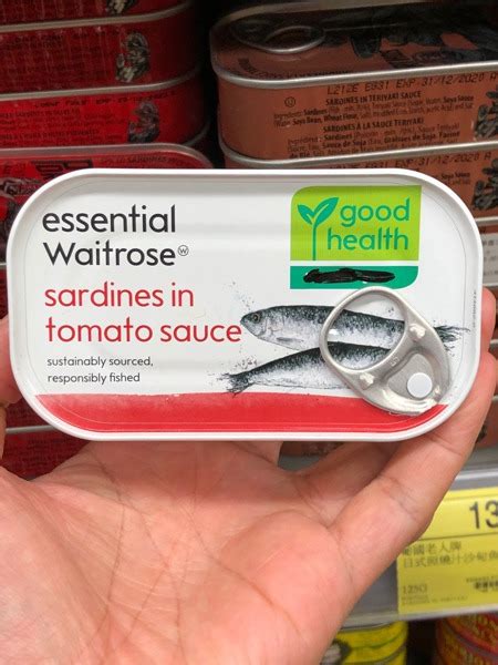 Essential Waitrose Sardines In Tomato Sauce 1source