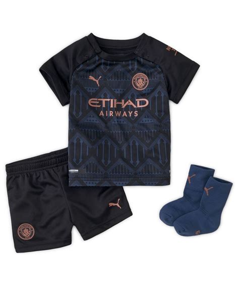 Puma Baby Boy Manchester City 202021 Away Kit Black Size 6 9m