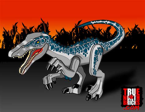Baryonyx Coloring Page Inspired by LEGO - True North Bricks