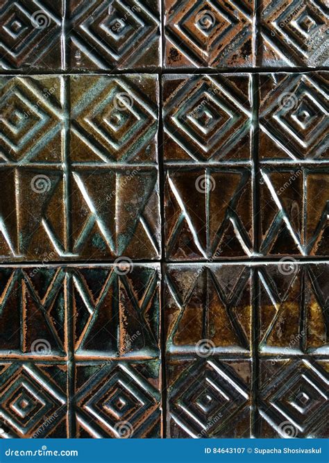 Old Tile Wall Stock Image Image Of Abstract Textured 84643107