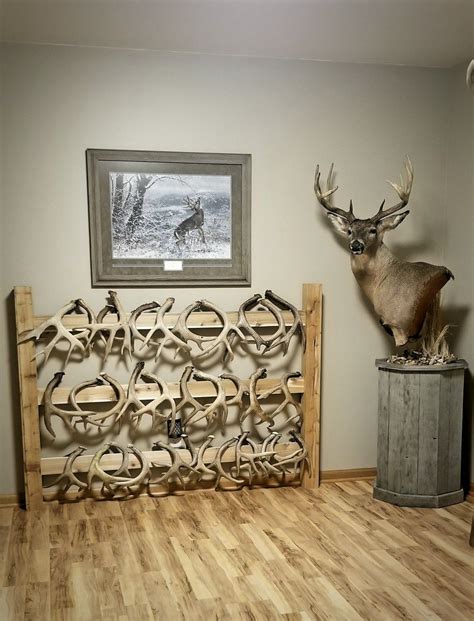 Trophy Room Deer Antler Decor Hunting Room Decor Hunting Cabin Decor