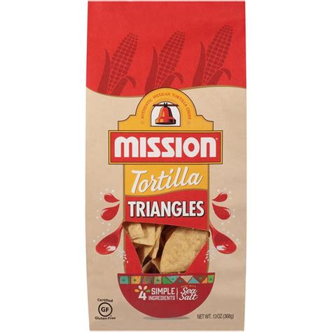 mission triangles tortilla chips 13 oz instacart