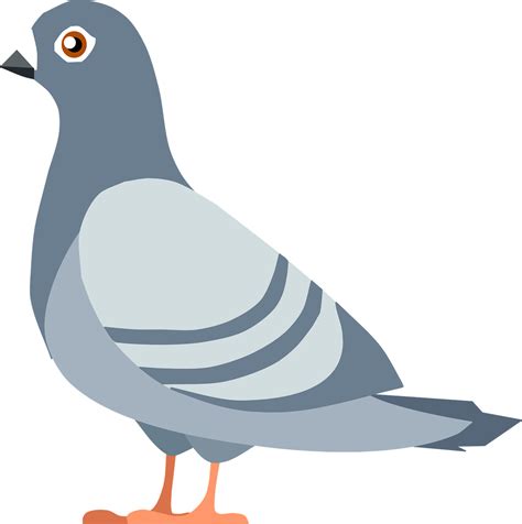 A Flying Pigeon Clip Art At Clker Com Vector Clip Art