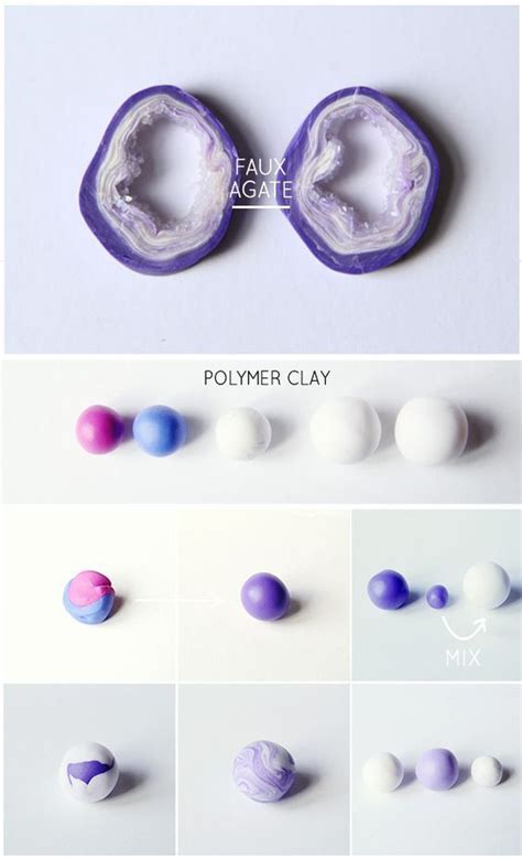 Искусственный Agatediy1 Diy Fimo Polymer Crafts Polymer Clay Projects