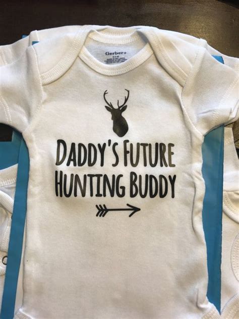 Daddys Future Hunting Buddy Onesie Take Home Outfit Etsy Baby