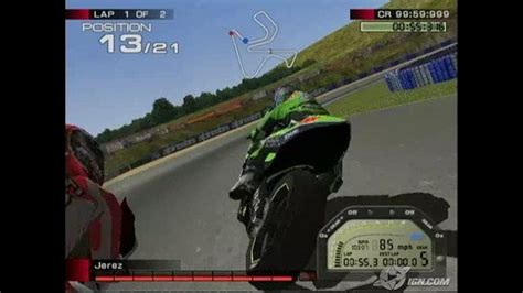 Motogp 4 Playstation 2 Gameplay Green Ign