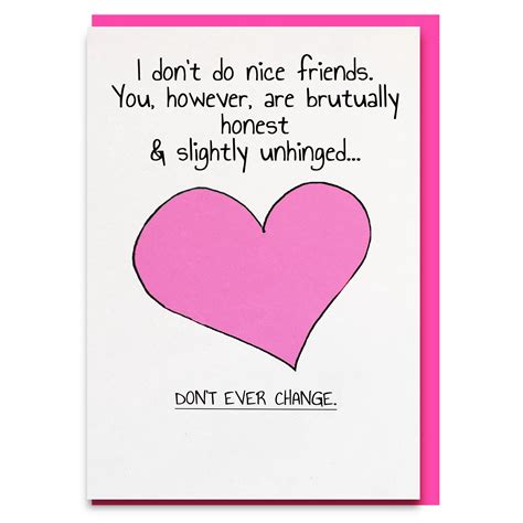 Funny Best Friend Card Best Friend Birthday Gift Best Friend Etsy