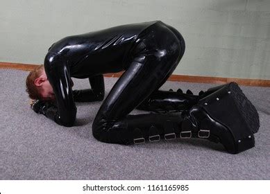 Rubber Latex Catsuit Bdsm Scene Stock Photo Shutterstock