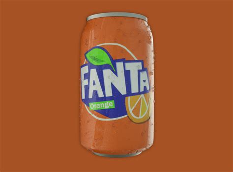 Fanta Orange 3d Render By Resomedia On Dribbble