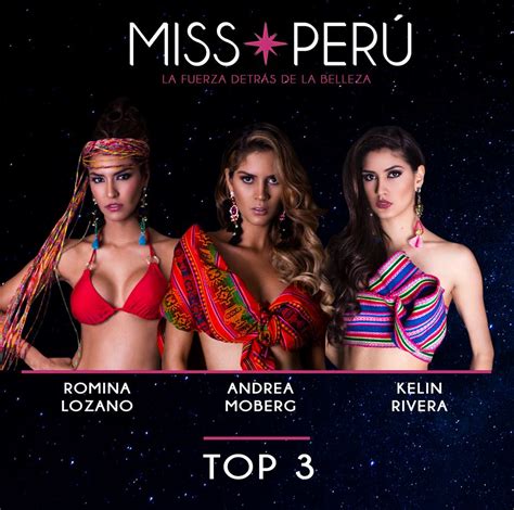 romina lozano es elegida como miss perú 2018