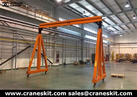 Maximize Your Warehouse Efficiency With 5 Ton Portable Gantry Crane