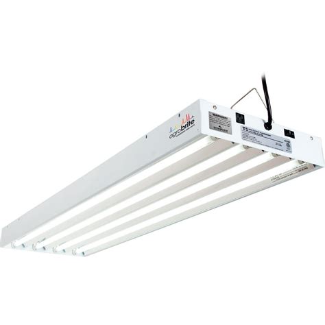 Agrobrite T5 216w 4 4 Tube Grow Light Fixture W Fluorescent Lamps