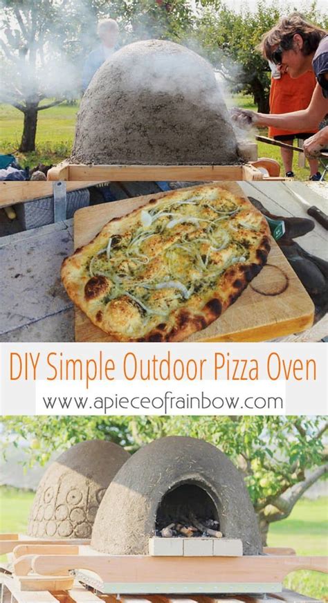 Outdoor pizza oven from howtospecialist. DIY Wood Fired Outdoor Pizza Oven {Simple Earth Oven in 2 ...