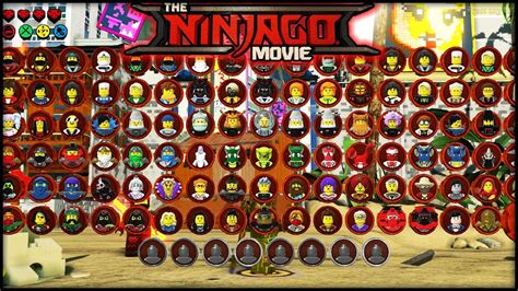 Lego Ninjago The Movie All Characters Unlocked Youtube