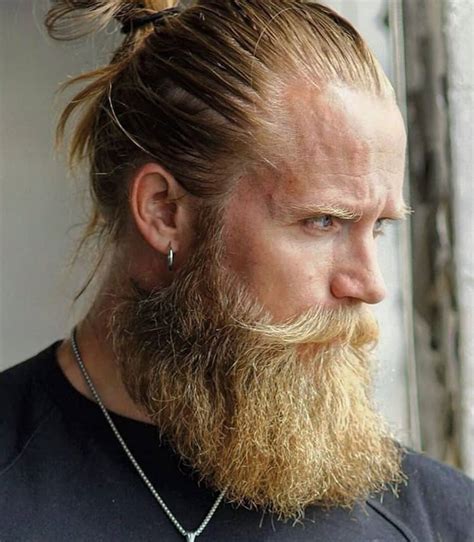Chic Blonde Beard Styles For Handsome Men HairstyleCamp