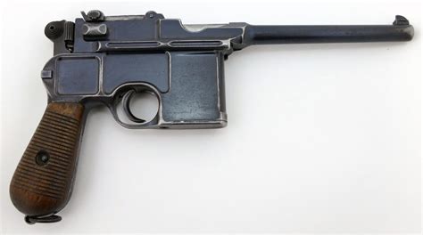 Mauser C96 Broomhandle Pistols Used In The Mexican Revolution Circa