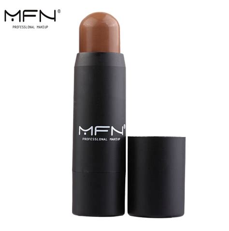 Contouring your face is little trick that can help you achieve the perfect face shape, but many girls want to there are many products that can be used to contour your nose. 2016 New makeup face bronzer stick 2 colors cheek V face Nose shimmer contour stick AF001-in ...
