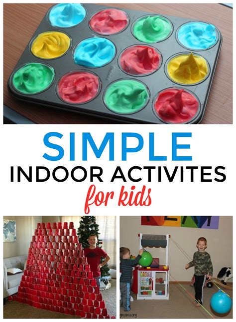Simple Indoor Activities For Kids Simple Purposeful Living Indoor