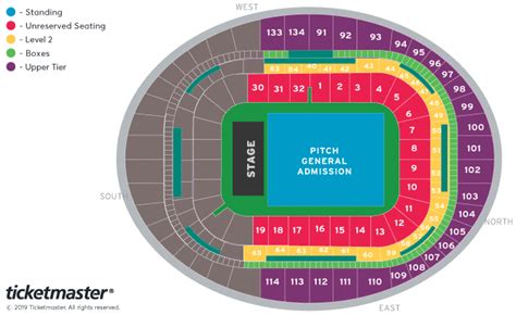 38 Emirates Stadium Seating Plan For Concerts