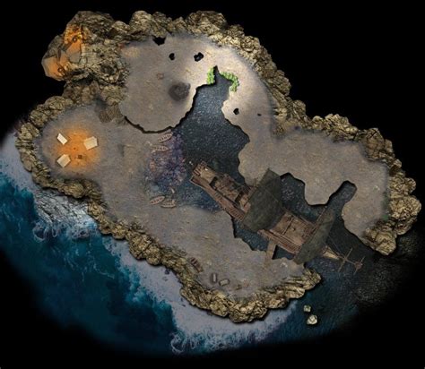 The Pirate Cove Battlemaps Pirates Cove Tabletop Rpg Maps Fantasy Map